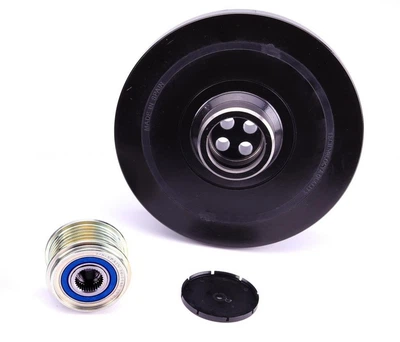 Шків колінвалу + шків генератора BMW 3 E90/F30/F80/ 5 F10 1.6-2.0 d 07- 17-1136KIT IJS GROUP