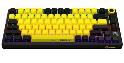 Клавіатура Lorgar KBP7075W Wireless Pro 75% Відкритий Black Yellow EN (LRG-KBP7075W-YL-US)