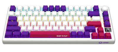 Клавіатура Lorgar KBP7075W Wireless Pro 75% Exploded White EN (LRG-KBP7075W-WH-US)