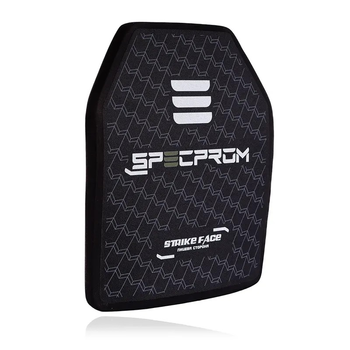 Комплект полиэтиленовых бронеплит SpecProm Bronyx (PE) 3-го класса защиты (вес 1.77 кг, размер 27.5х35 см) Черный XL
