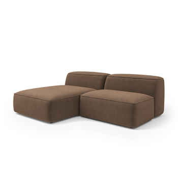 Кутовий диван VIHOME Mono 3 200х160 см к.т. 1 Коричневий