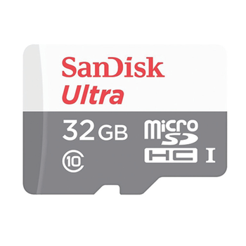 Карта пам'яті microSDHC (UHS-1) SanDisk Ultra 32Gb class 10 A1 (100Mb/s) (SDSQUNR-032G-GN3MN)