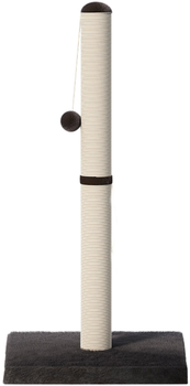 Drapak dla kotów LEAN Toys Wieża 80 x 40 cm Ciemnoszary (5905991034513)