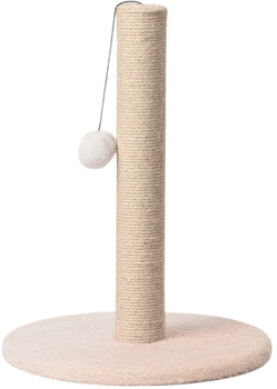 Drapak dla kotów LEAN Toys Wieża 40 x 30 cm Beżowy (5905991034544)