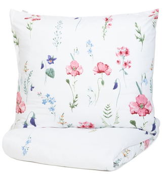 Komplet pościeli Homla Perhonen King Size mikrofibra w kwiaty 200 x 220 cm (5902869942390)
