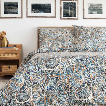 Komplet pościeli Homla Pune Półtorej mikrofibra w ornamentalne wzory 160 x 200 cm (5904183852591)