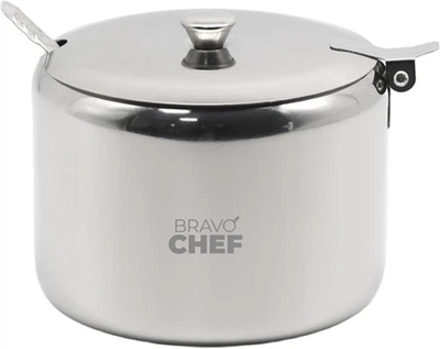 Сахарница Bravo Chef BC-5101/9.5 9.5 см серебристая 5091408