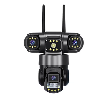 IP-камера вулична V380 SC28-W 12 МП 4 об'єктиви підтримка V380 PRO