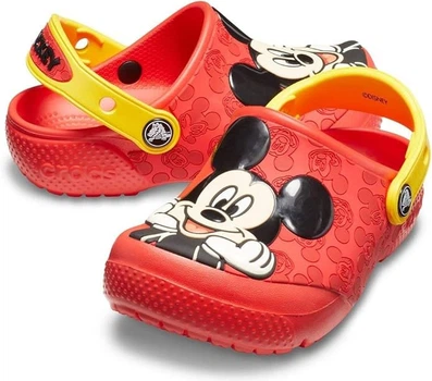 Дитячі кроксі-сабо для дівчинки Crocs Unisex Children's Fun Lab Mickey (28/29, червоний)