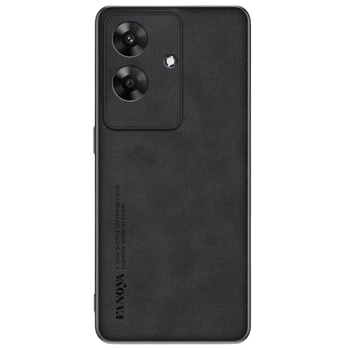 Кожаный чехол Fanoya для Realme Note 60 / 60X black