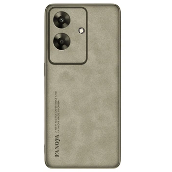 Кожаный чехол Fanoya для Realme Note 60 / 60X gray