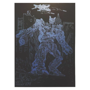 Гравюра А4 "Трансформер" Danko Toys ГрА4-6с економ варіант в пакеті 29,7х21 см