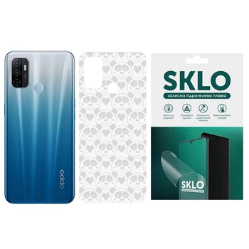 Захисна плівка SKLO Back (тил) Transp. для Oppo A74 4G (Прозорий / Панды)