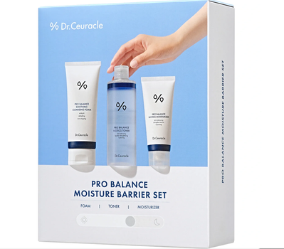 Набор для увлажнения и восстановления барьера кожи Dr.Ceuracle Pro Balance Moisture Barrier Set, 3 в 1