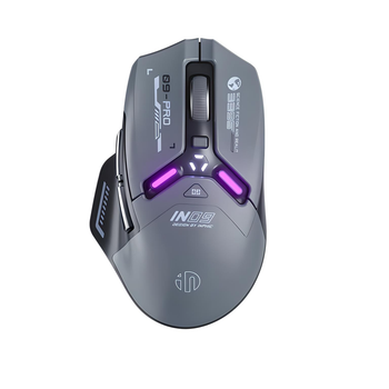 Беспроводная игровая мышь Inphic IN9PRO с комбинированным подключением, RGB подсветкой, 26000 DPI + 8К ресивер