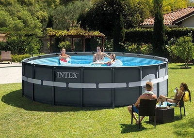 Каркасний басейн Intex Frame Pool Ultra Rondo XTR Ø 549 x 132 cm, Set mit Pool