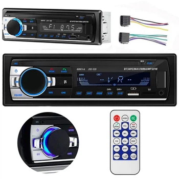 Автомагнитола с Bluetooth JSD-520 / Мощная магнитола с пультом управления / Магнитола с USB и SD