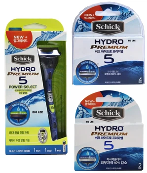 Бритва мужская Schick Hydro 5 Premium Power Select (1 станок 7 картриджей 1 батарейка)