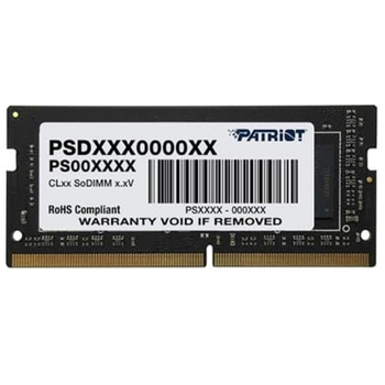 Модуль пам'яті SO-DIMM 8GB/2400 DDR4 Patriot Signature Line (PSD48G240081S) Чорний