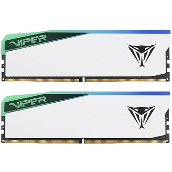 Модуль пам'яті DDR5 2x16GB/6400 Patriot Viper Elite 5 RGB (PVER532G64C32KW) ( Білий ) 26844