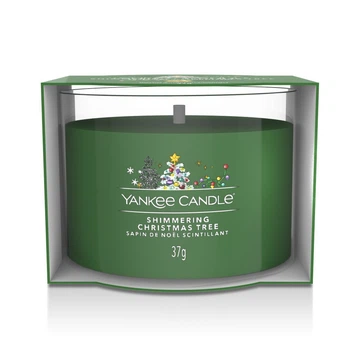 Ароматическая свеча Shimmering Christmas Tree Mini Yankee Candle