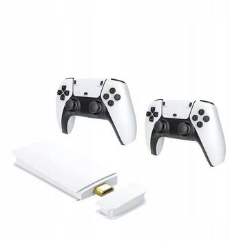 Ігрова консоль-приставка M15 Plus 64Gb 20000 ігор Pro 4K Game Stick 3D HD з двома бездротовими джойстиками