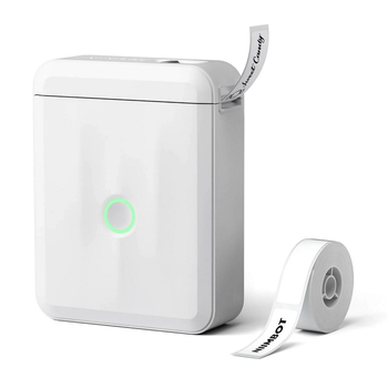 Термопринтер для печати наклеек NIIMBOT D110_M 1500 mAh, ресурс до 50 км, 203 dpi, скорость печати 40 мм/с, White (1AA56011604)