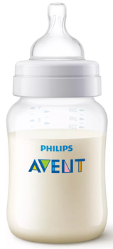 Пляшечка для годування Philips Avent Anti-Colic 260мл для дітей від 1 місяця Прозорий (SCY103/01)