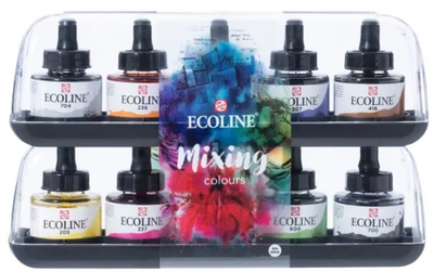 Zestaw farb akwarelowych Ecoline Liquid mix 30 ml x 10 szt (8712079408312)
