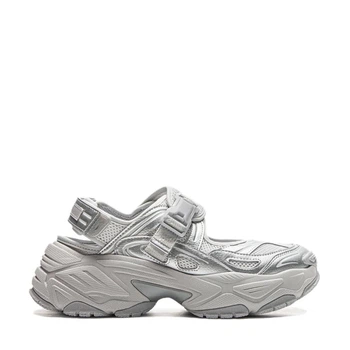 Жіночі сандалі Li-ning Brown Sugar 2 Silver/Static Gray 37,5 Сріблястий AGUV022-2