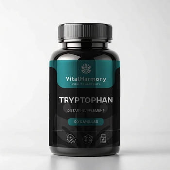 Амінокислота Tryptophan 300 mg, 90 капсул VitalHarmony (2000003123674)