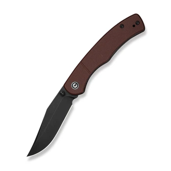 Складной карманный нож Civivi Clingman, (7.6 см) Nitro-V / G10 темно-красный