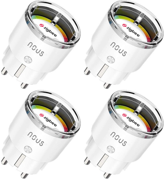Inteligentna gniazdka Nous A1Z Smart ZigBee Socket 4 szt. (SMA000068)