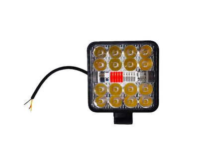 Фара LED дальнє світло 32W/9-36V/16LED 06-32W + стробоскоп (red/blue)