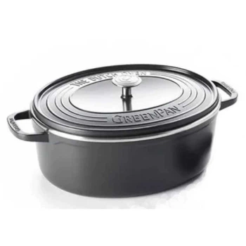 Гусятниця GreenPan Featherweights 25 см, 6,2 л чорна (CC002222-001)