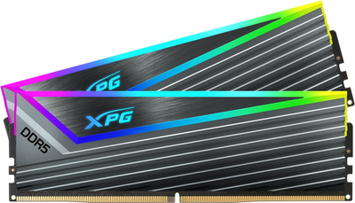 Pamięć RAM ADATA DDR5-6400 32768MB PC5-51200 (Kit of 2x16384) XPG Caster RGB Grey (AX5U6400C3216G-DCCARGY)