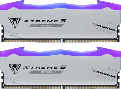 Оперативна пам'ять Patriot DDR5-8000 32768MB PC5-64000 (Kit of 2x16384) Viper Xtreme 5 MPower RGB Black (PVXR532G80C38KM)