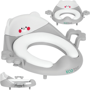 Сидіння для унітазу EcoToys сіре 37х37х40.5 см (5905817005581)