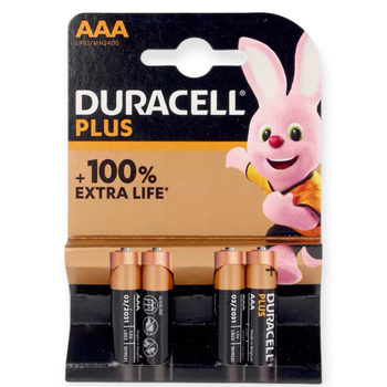 Батарейка щелочная DURACELL Alkaline LR03 AAA (минипальчиковая) Blister 4 шт