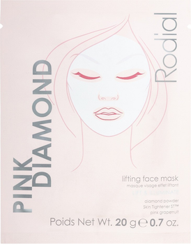 Maseczka w płachcie do twarzy Rodial Pink Diamond Lifting liftingująca 4 szt x 20 g (5060725473539)