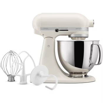 Кухонная машина KitchenAid Artisan 4,8 л 5KSM125EPL с откидным блоком белый