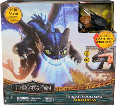 Фігурка Toothless Spin Master How to Train Your Dragon зі світлом і звуком (681147058835)