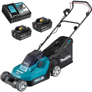 Газонокосилка аккумуляторная Makita DLM382 BEO1 (38 см, 20-75 мм, 40 л, LXT)