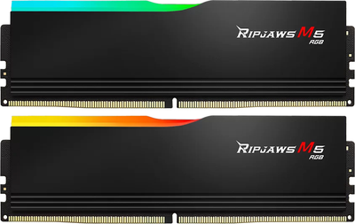 Оперативна пам'ять G.Skill DDR5-6000 98304MB PC5-48000 (Kit of 2x49152) Ripjaws M5 RGB Black (F5-6000J3036F48GX2-RM5RK)