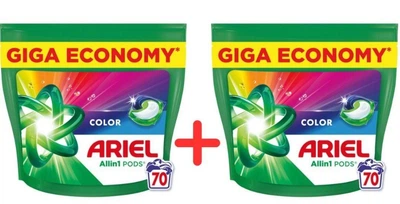 Капсули для прання Ariel Pods Все-в-1 Color 70 шт + 70 шт