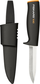 Ніж універсальний Fiskars Universal Utility Knife K40 Black-Grey (6411502870628)