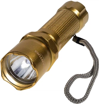 Фонарь ручной Quantum QM-FL1043 Minik Gold 3W LED с USB без упаковки (0751784843153)