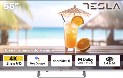 Телевізор Tesla 55" 55E635SUS