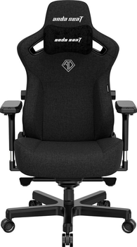 Fotel gamingowy Anda Seat Kaiser 3 Size XL Fabric Black (AD12YDC-XL-01-B-CF)