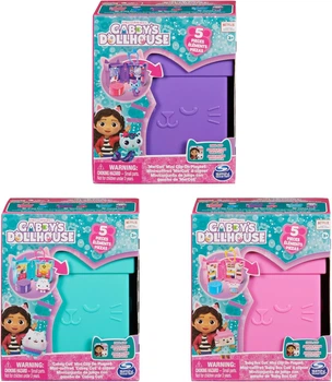 Набір Ляльковий будиночок Габбі Gabby's Dollhouse 3 Clip-On Playsets, with Cakey, Baby Box and Mercat Toy Figures